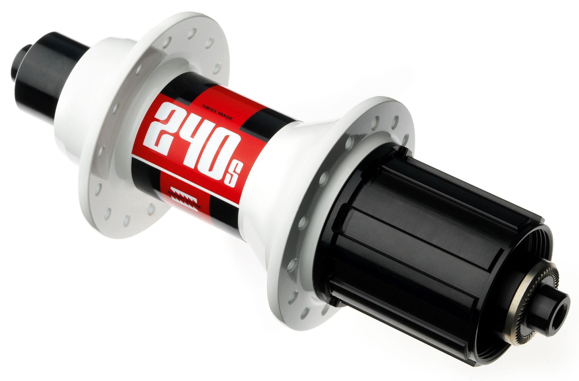 DT Swiss-DT Swiss HR-Nabe, 240s weiß Edition, Road, 24 Loch, Shimano 9/10-fach_H240HRQBR24WO2158S_