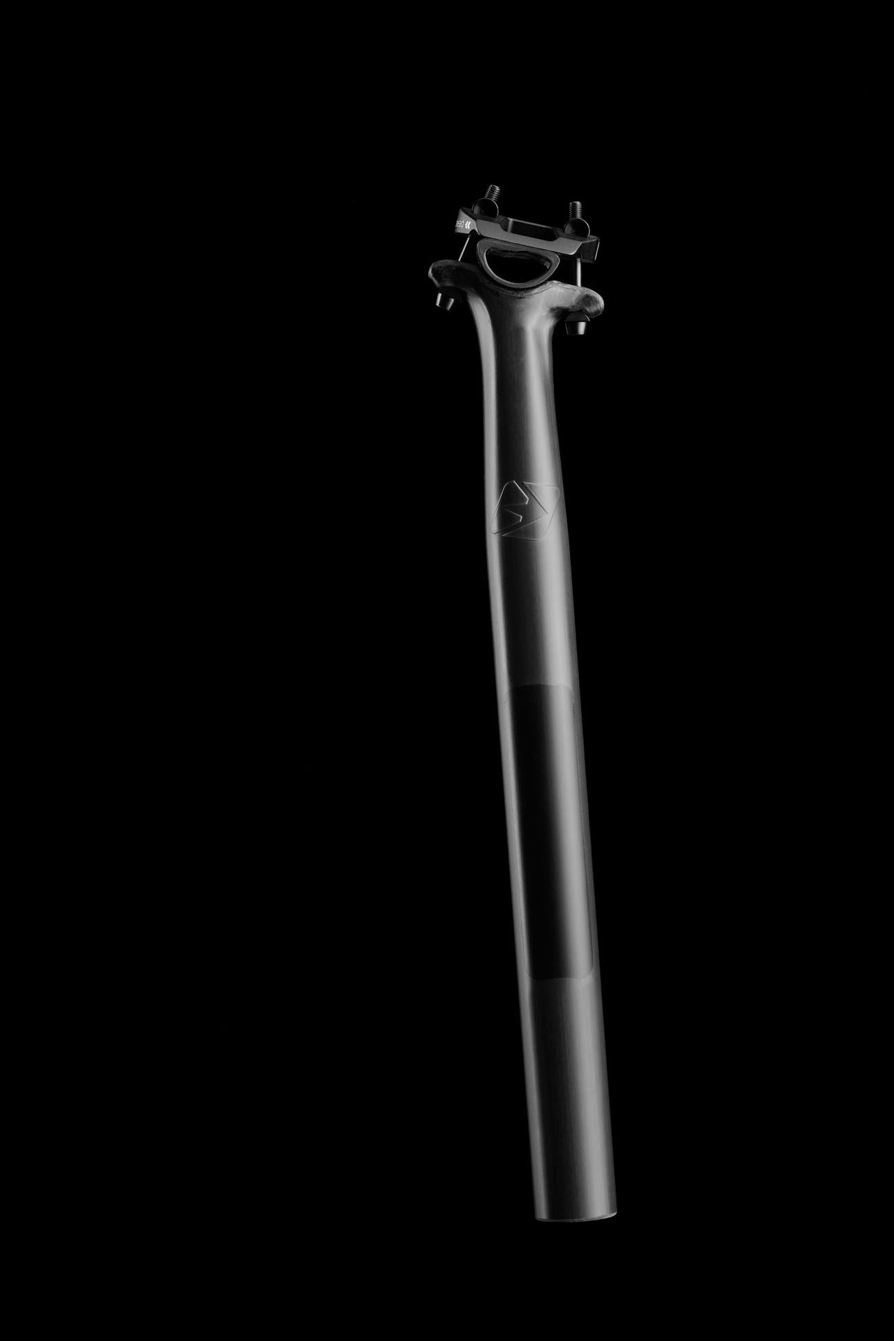 Bike Ahead Sattelstütze, The Straight, 27.2mm, 350mm, UD matt