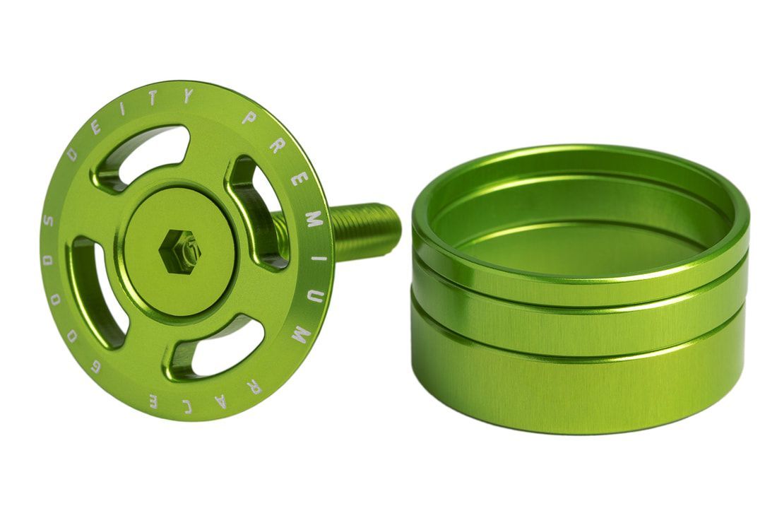 Deity-Deity Crosshair Headset Kappen, Green_26-CRS-HR-GN_