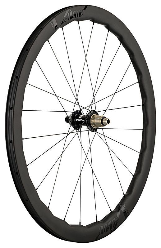 Panchowheels Hinterrad Rush AERO, Disc Clincher / Pancho Nabe Centerlock,  - 142/12mm, Shimano 11-fach Road
