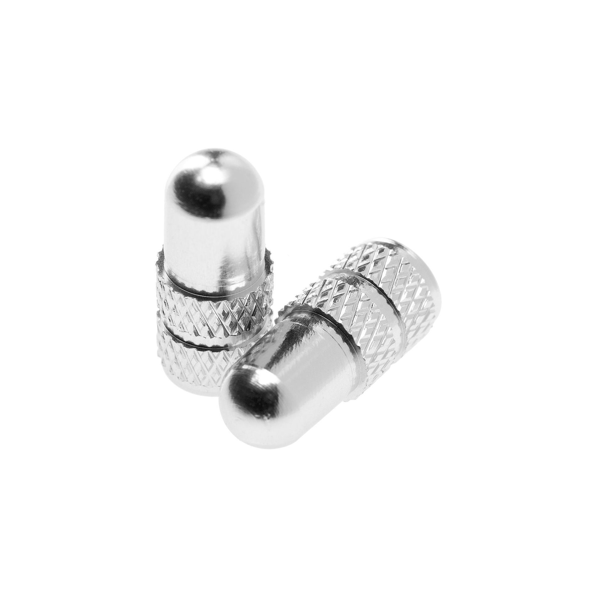 Deity Presta Ventil Kappen, Silver