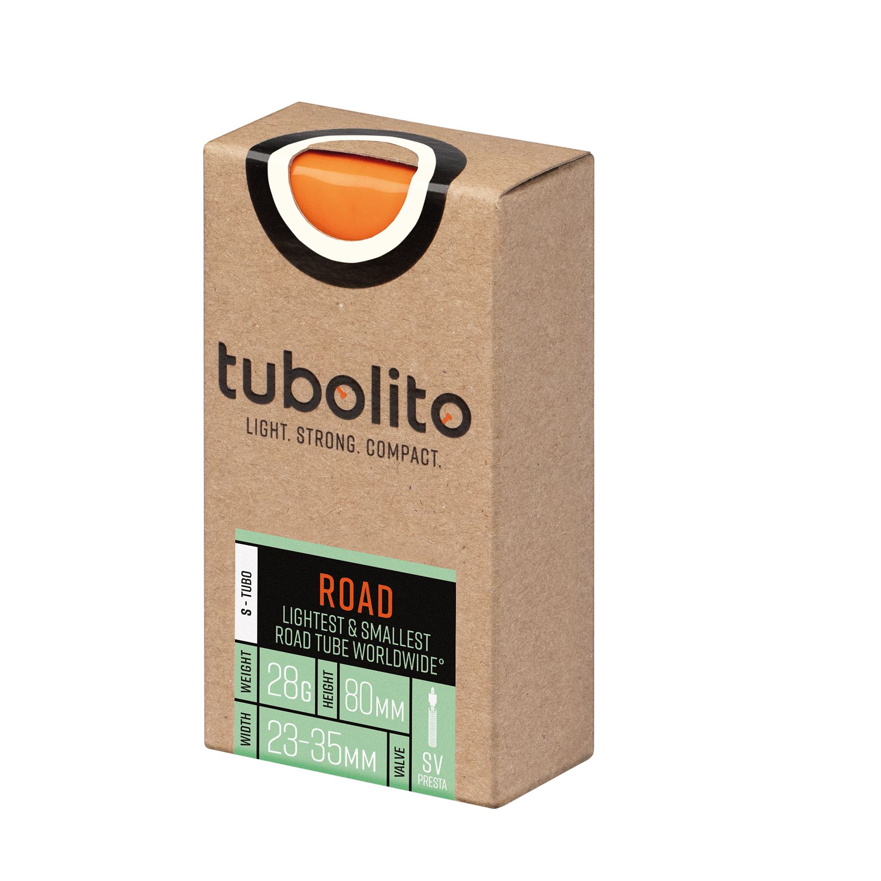 Tubolito-Tubolito Super Light Schlauch, S-Tubo-ROAD-disc, 700C, SV80 orange, _09120077577326_