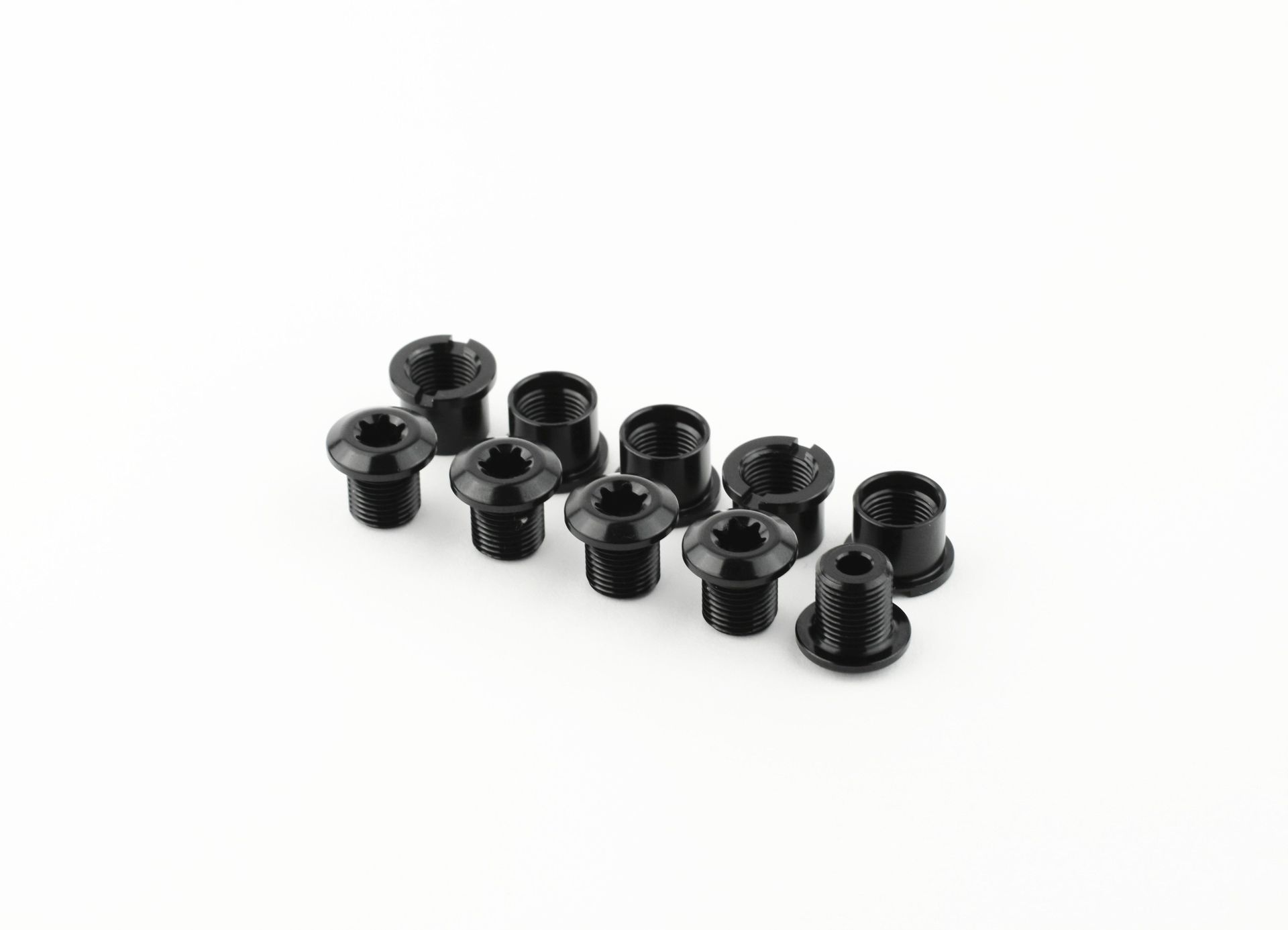 Absolute Black-Absolute Black Kettenblattschrauben-Set für MTB/Road, 5 Stk. lang, inkl. Mutter_BOLT5L_