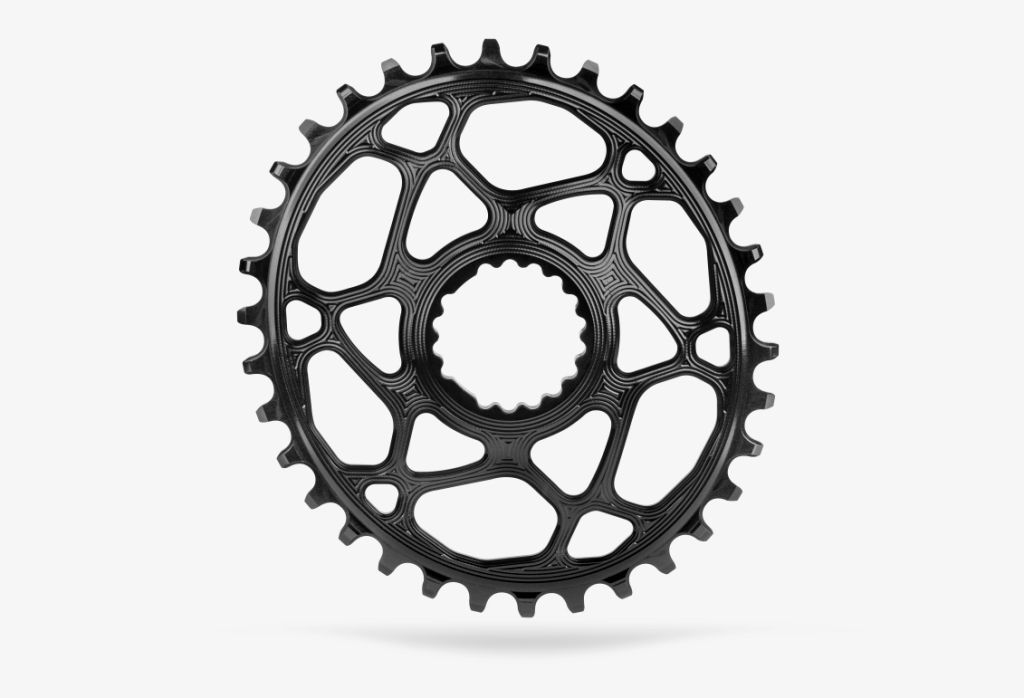 Absolute Black-Absolute Black Direct Mount Kettenblatt, Cannondale, oval, schwarz_CNOVBK_