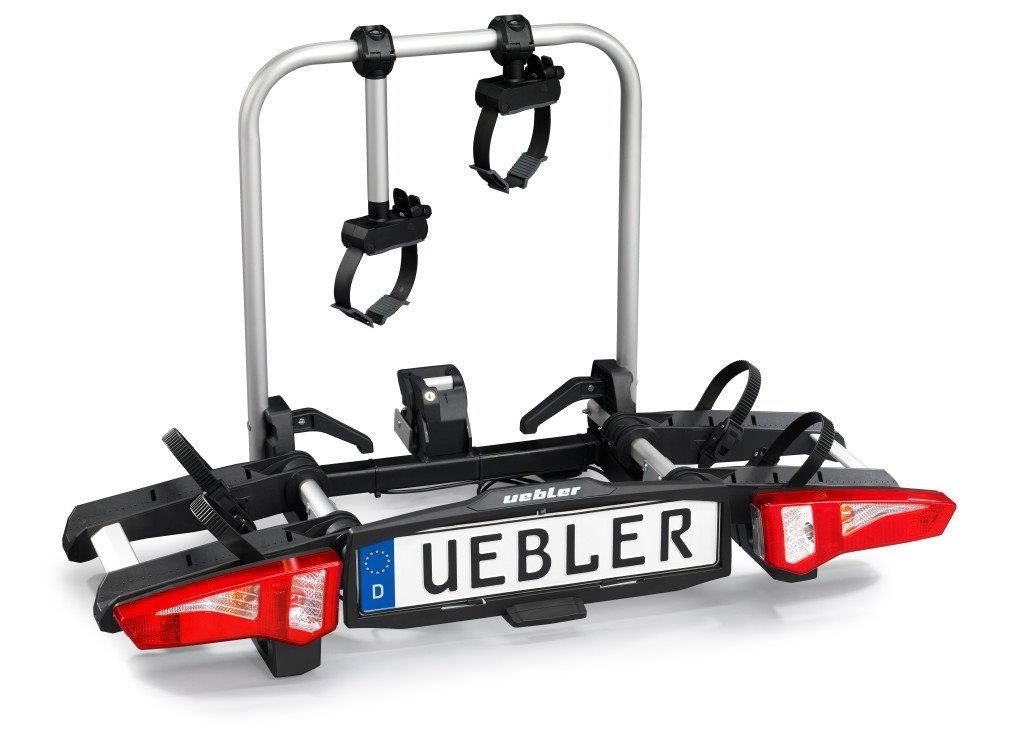 Uebler-Uebler i21z Kupplungsträger für 2 Fahrräder - 90° Abklappbar mit Rückfahrkontrol_18110-DC_