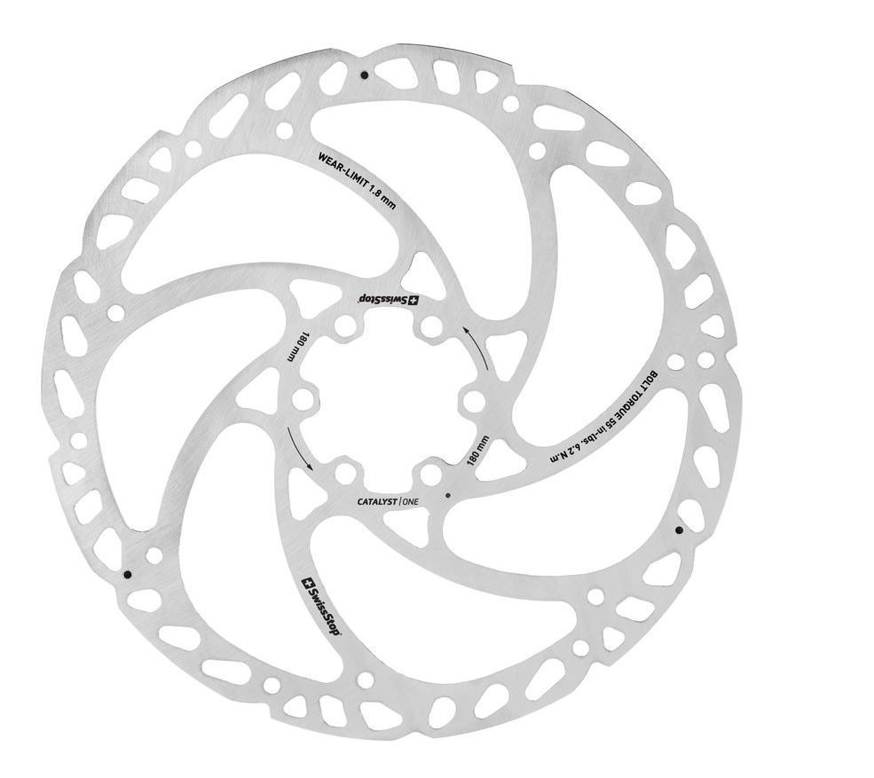 SwissStop Scheibenbremse Catalyst ONE, 6 Loch, 180mm