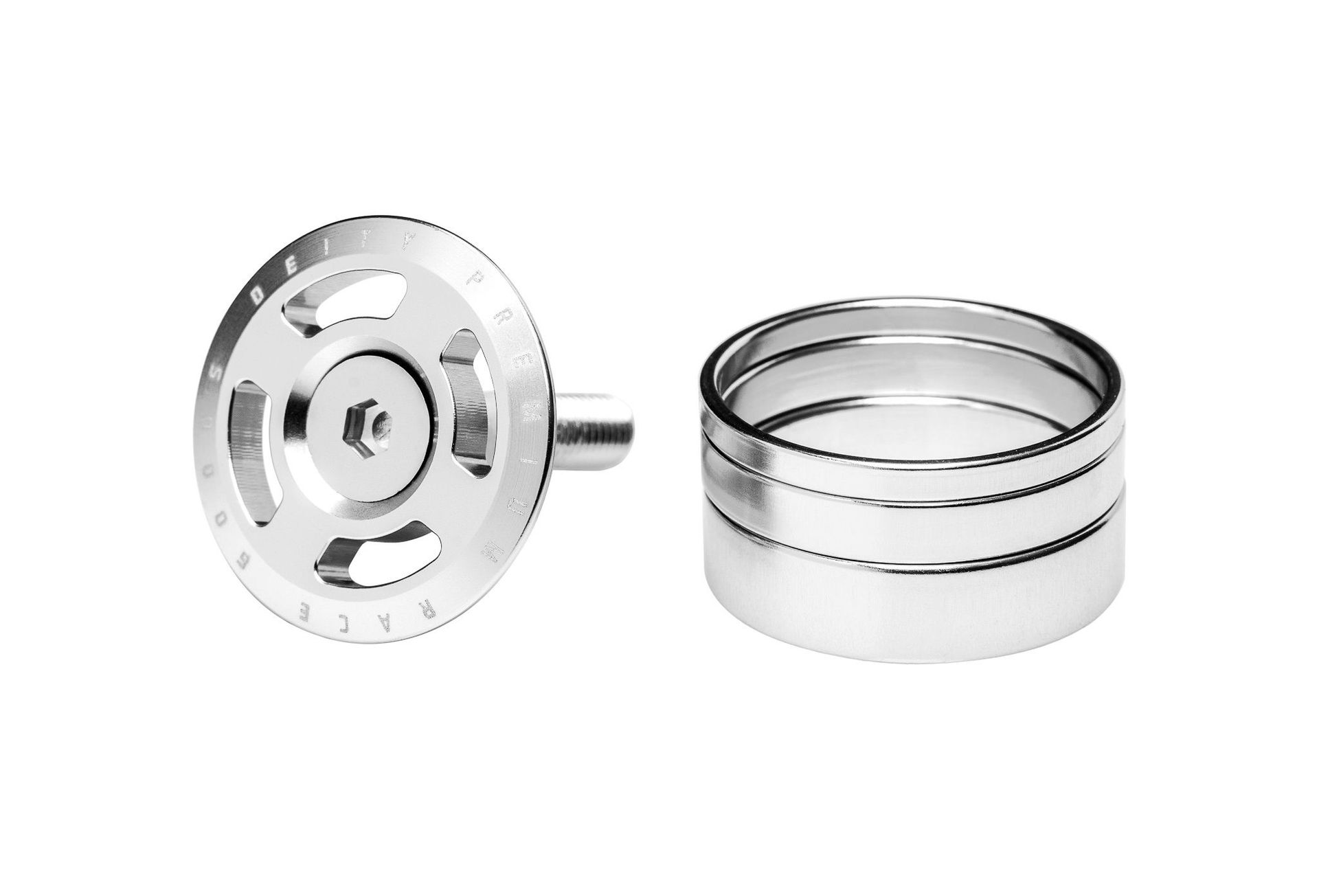 Deity Crosshair Headset Kappen, Silver