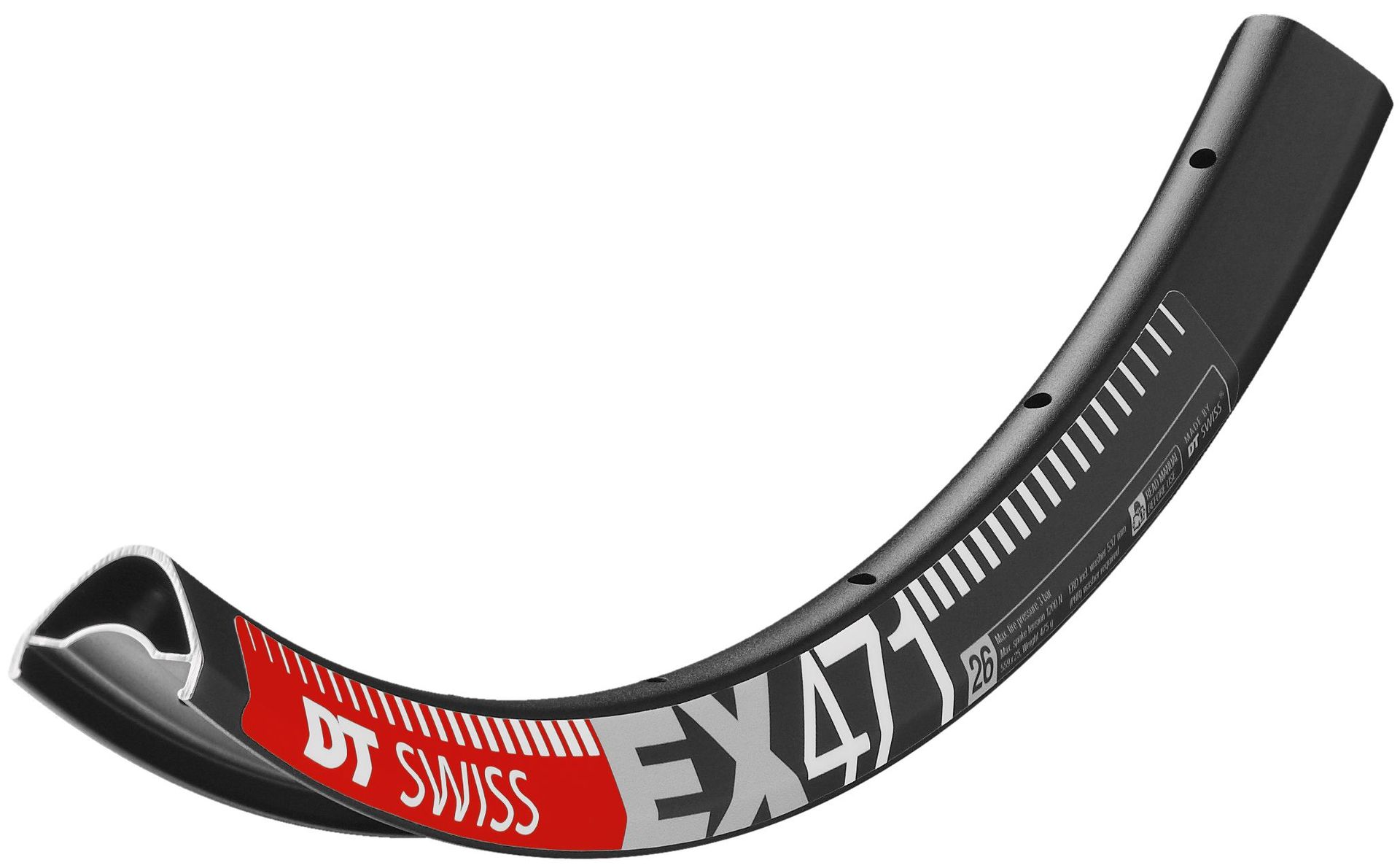 DT Swiss-DT Swiss Felge, EX 471, 26, schwarz, 32 Loch_RTEX47DPN32S011254_