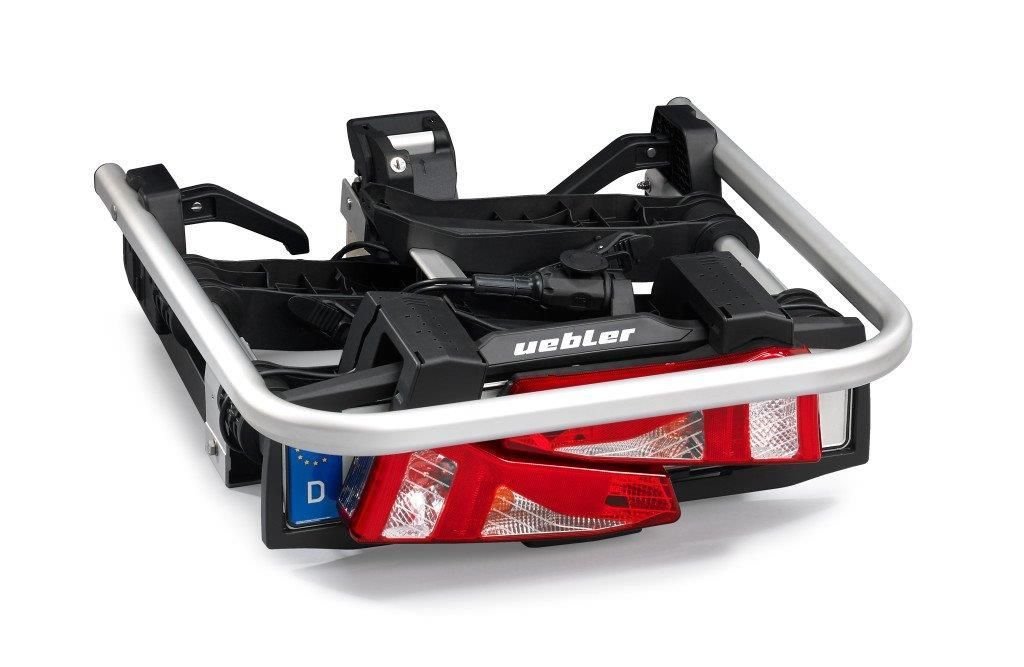 Uebler-Uebler i21z Kupplungsträger für 2 Fahrräder - 90° Abklappbar mit Rückfahrkontrol_18110-DC_