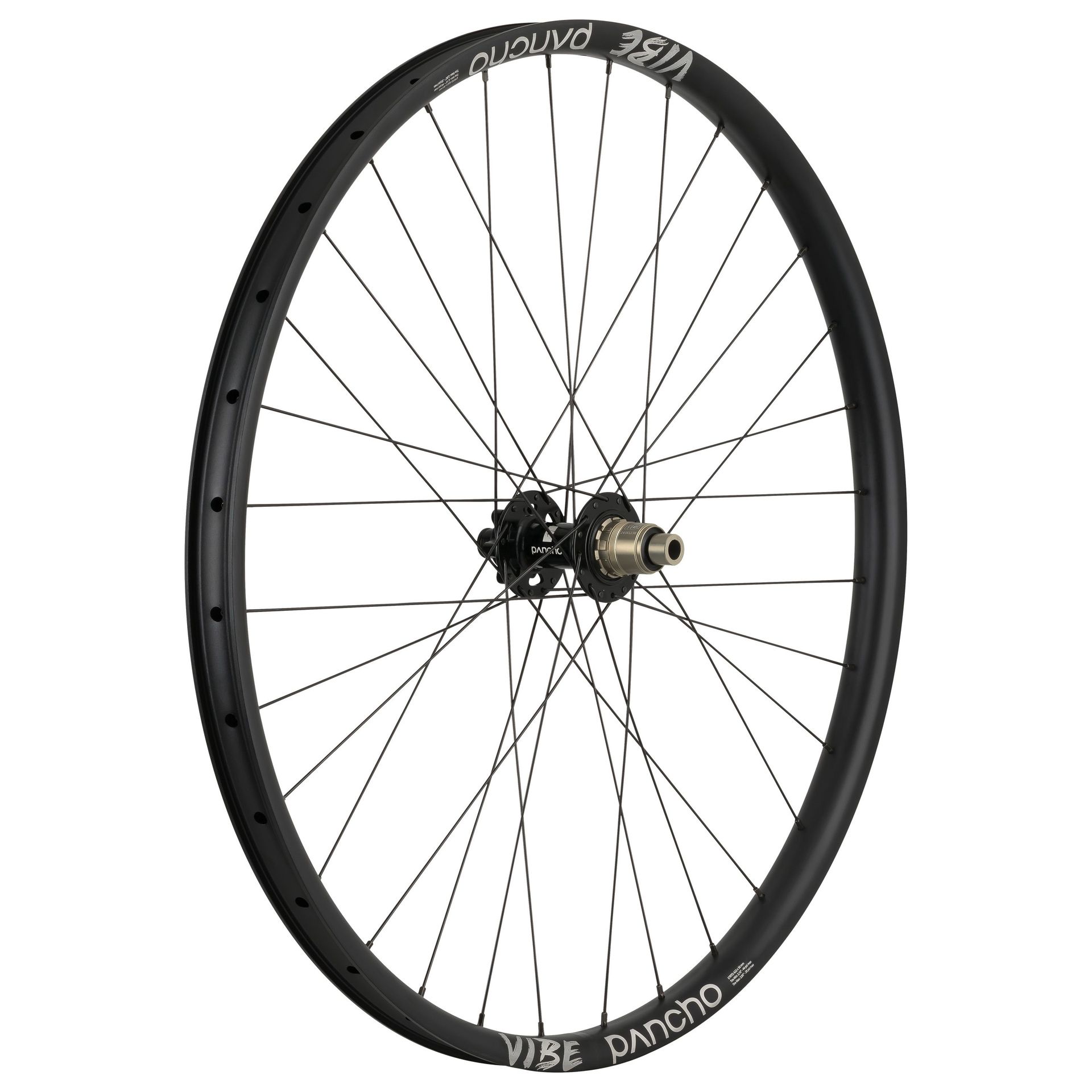 Panchowheels Hinterrad Vibe 27.5" / Pancho Nabe 6 Loch, 142/12mm, -  Shimano 9/10/11-fach