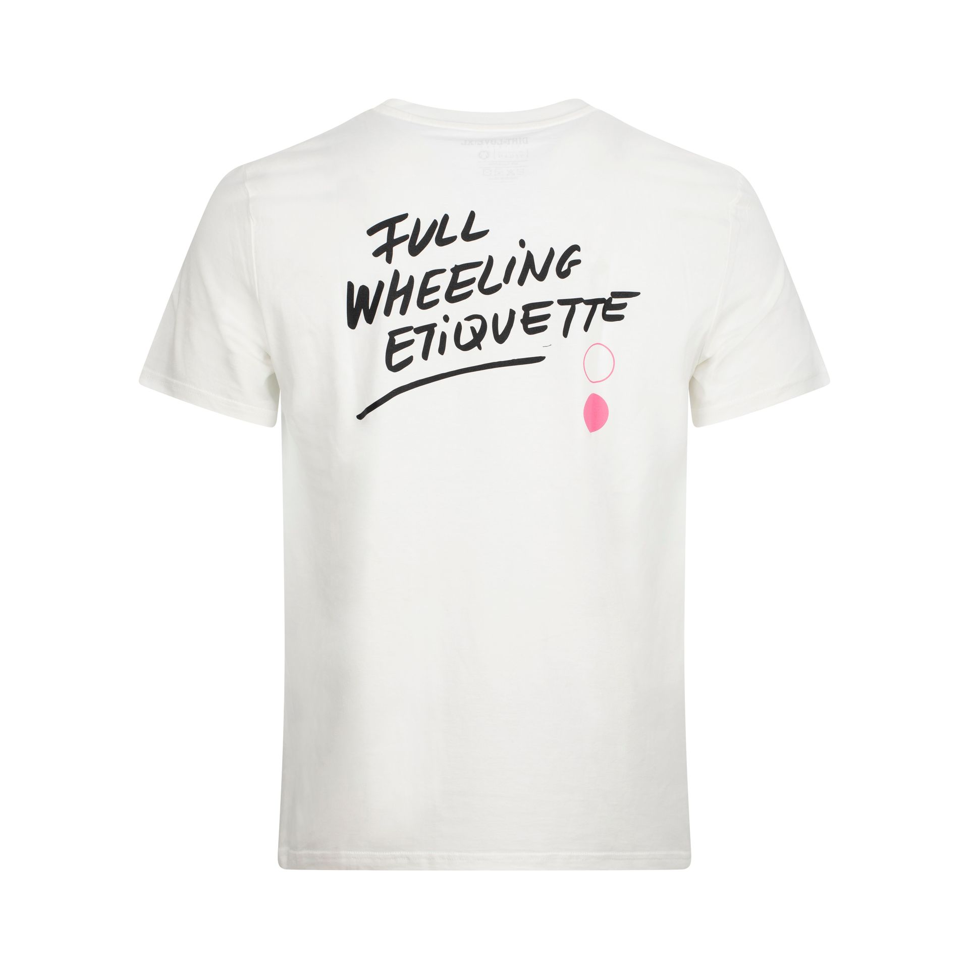 Panchowheels-Panchowheels x Dirt Love T-Shirt, Full Wheeling Etiquette, Men, white_PWBE48_