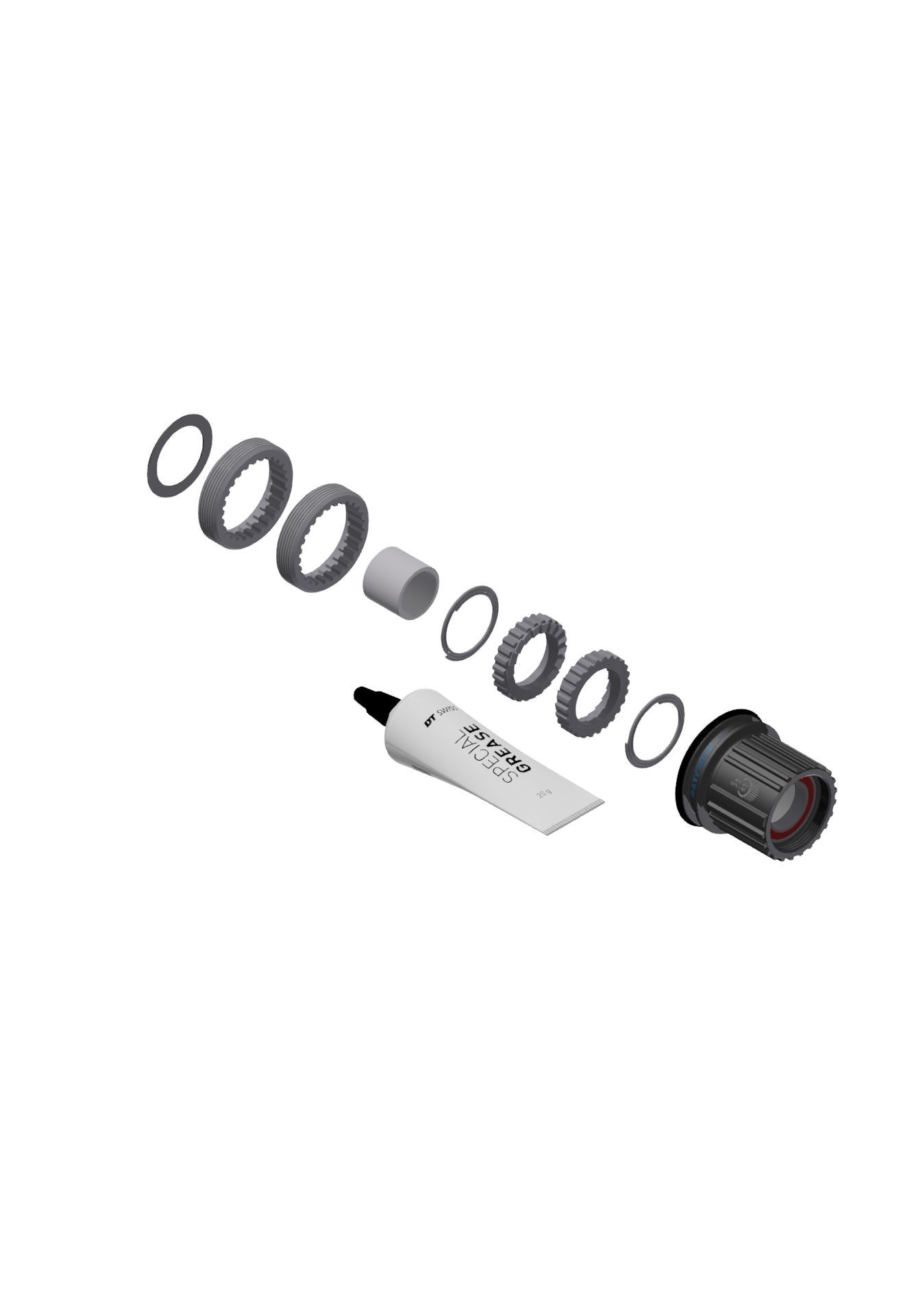 DT Swiss-DT Swiss Service Kit Ratchet LN, Shimano MicroSpline, Stahl_HXYXXX00N5968S_