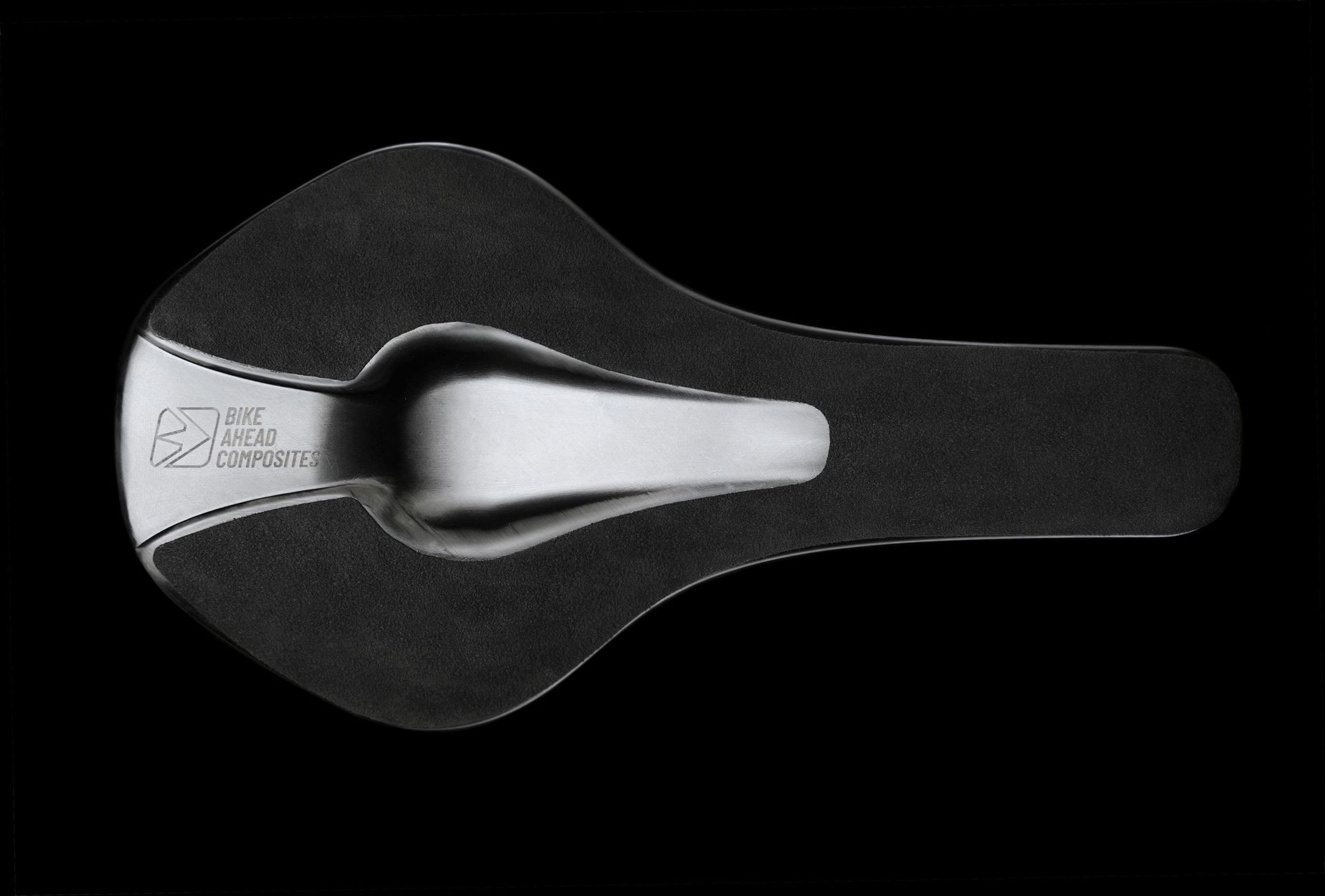 Bike Ahead Sattel, The Hypersaddle, Carbon, Breite 135mm, Alcantara