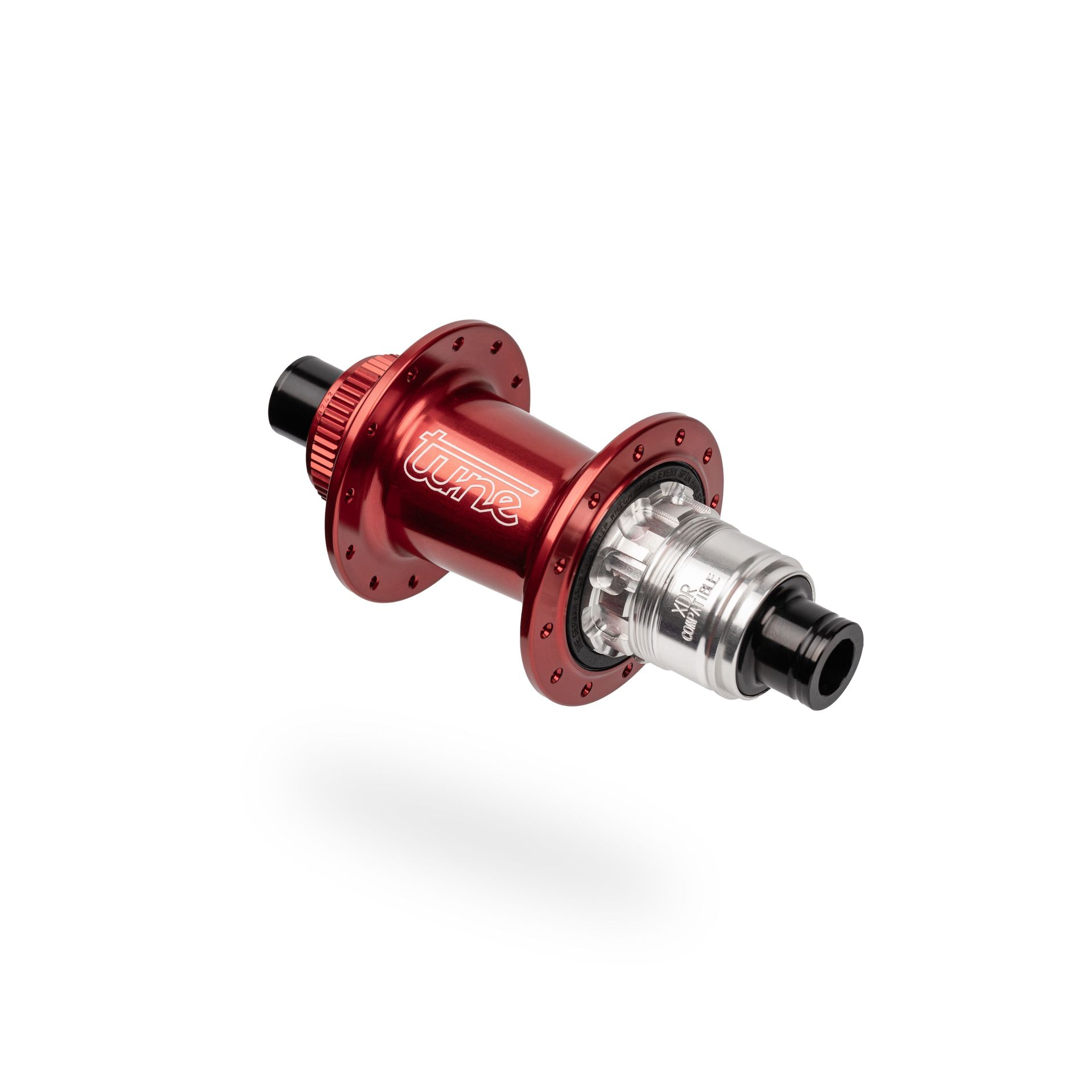 Tune-Tune HR-Nabe Micro, Centerlock, 142/12mm, 28 Loch, rot, _BHNMiCl2812XDRrd_