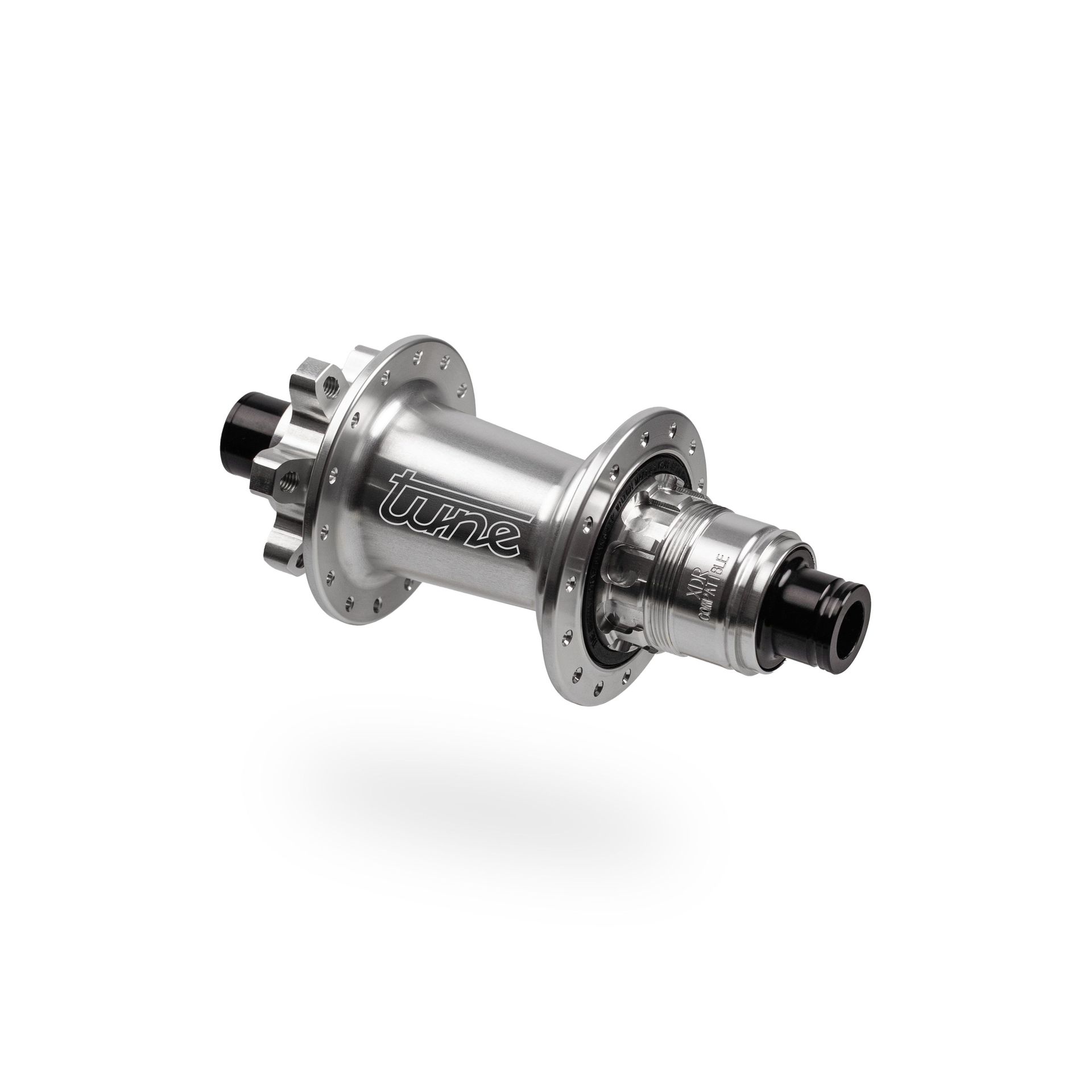 Tune HR-Nabe Micro Boost, 6 Loch, 148/12mm, 28 Loch, silber,  - Shimano Micro Spline 12fach