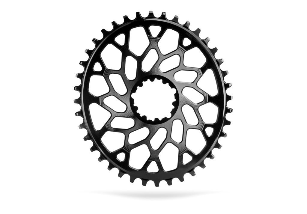 Absolute Black-Absolute Black Kettenblatt, SRAM CX 1X Direct Mount, oval, schwarz, 44 Zähne_SRCXOV44BK_
