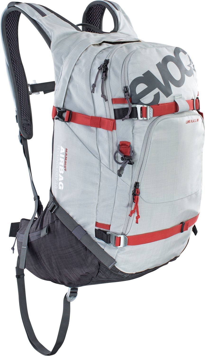 EVOC Line R.A.S., 30L, silver/heather carbon grey