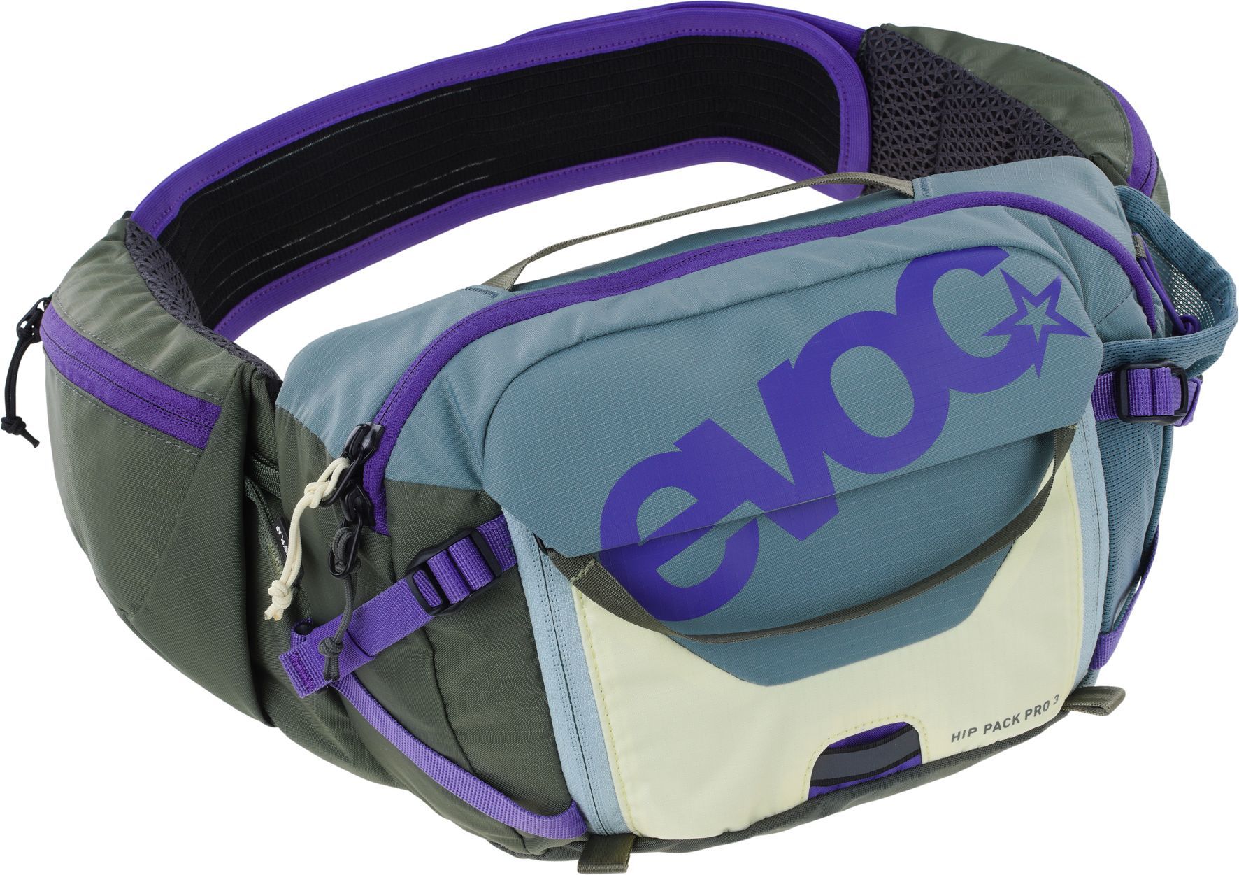 EVOC Hip Pack Pro 3L, steel/violet/dark olive - MY26