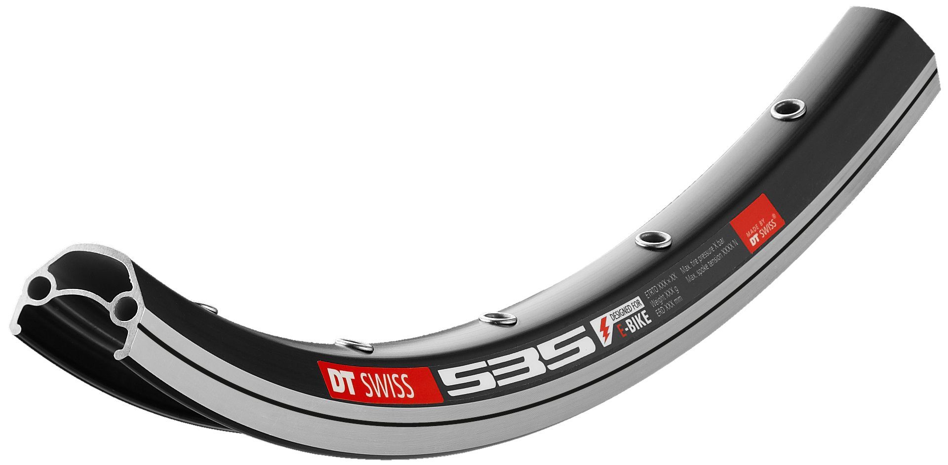 DT Swiss-DT Swiss Felge, 535 V-Brake, 26, schwarz, 36 Loch_RTT0XXRPS36S021130_