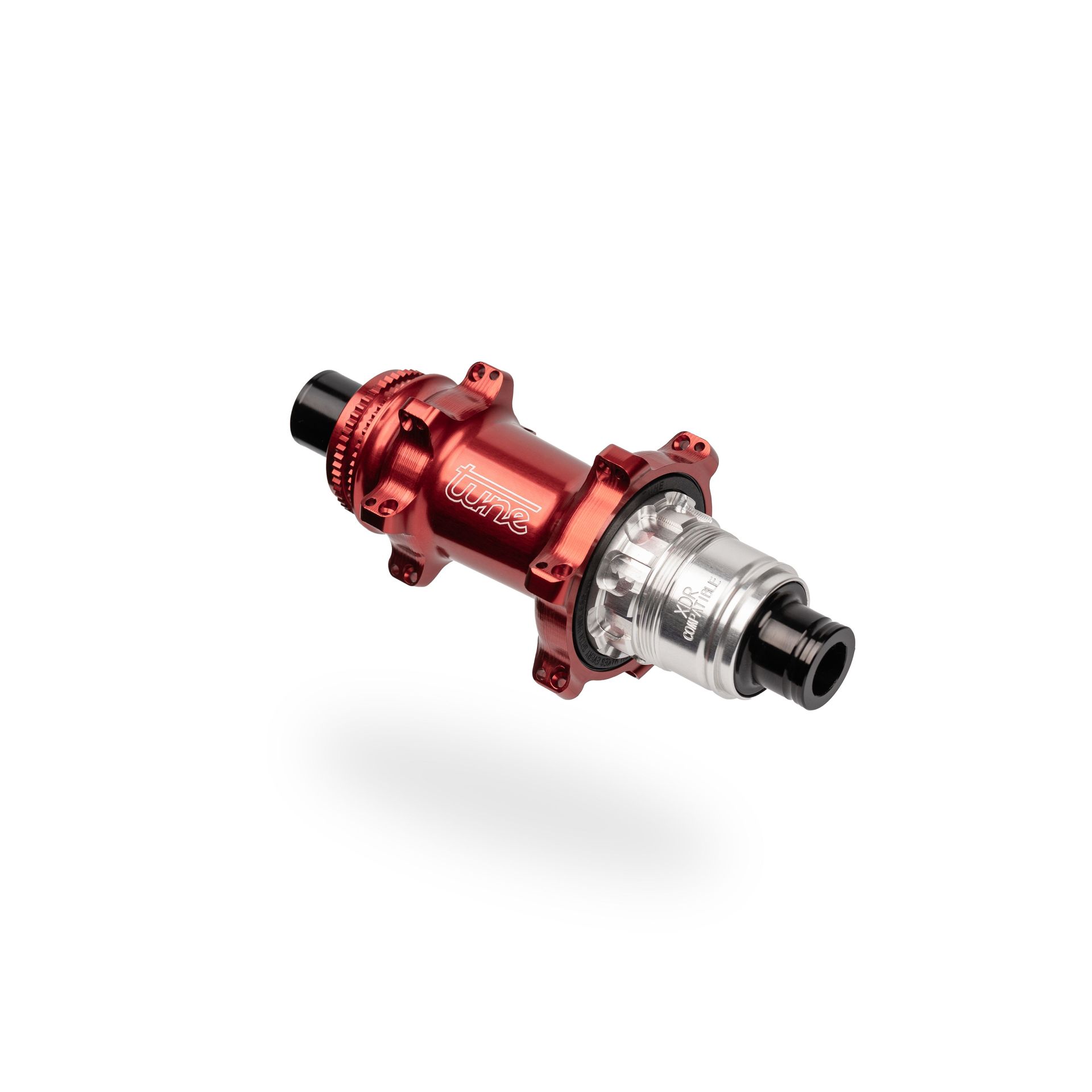 Tune-Tune HR-Nabe Nano, Centerlock, 142/12mm, 24 Loch, rot, _BHNNaCL2412HG12rt_