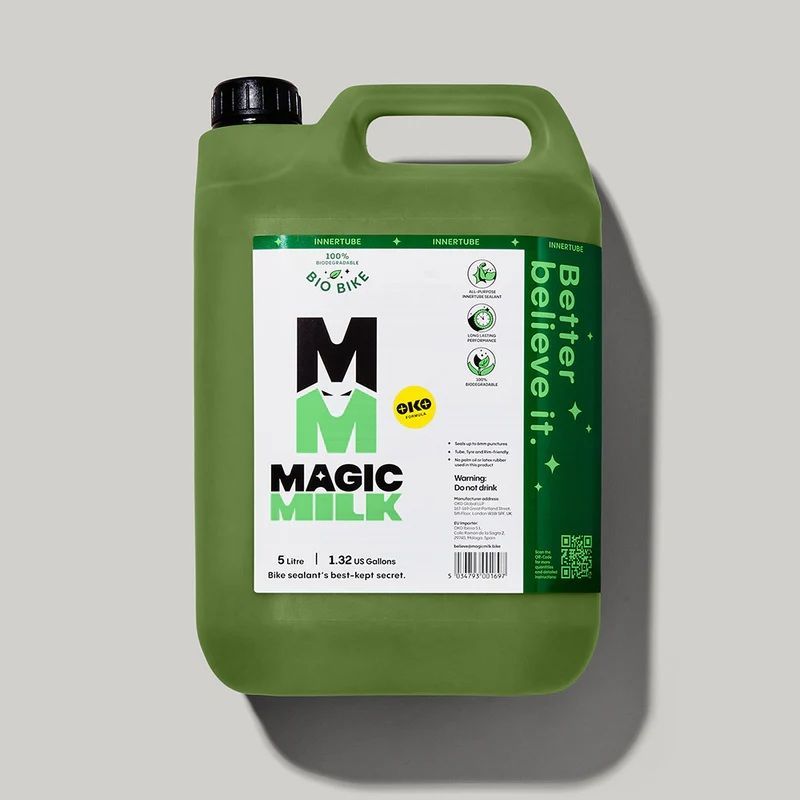 OKO Global LLP-OKO Magic Milk, Innertube Sealant, BioBike, 5 Liter_MMIBIO.5000_