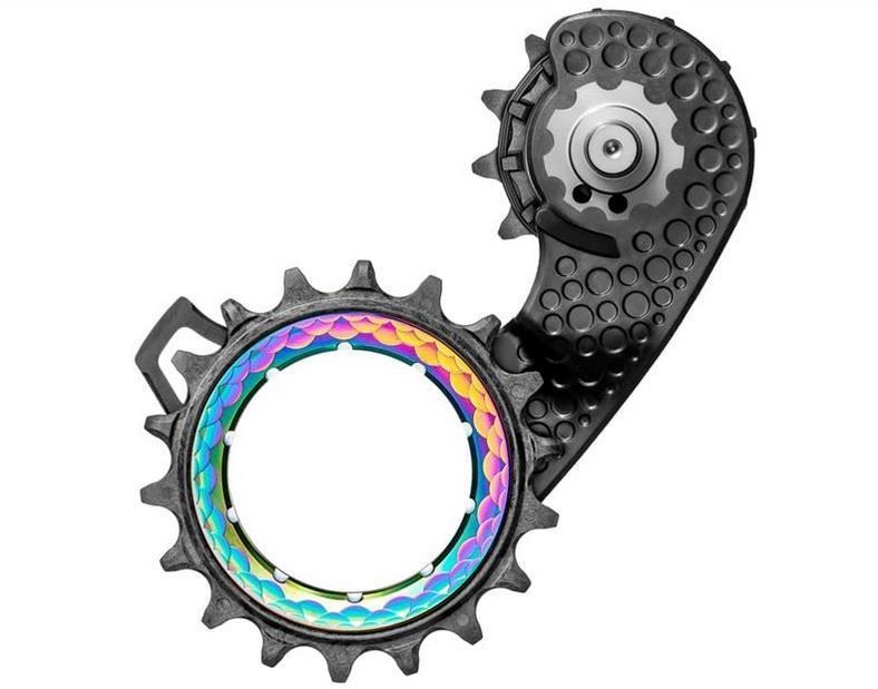 Absolute Black-Absolute Black HOLLOWcage Carbon Ceramic Shimano Dura ace 9200 12spd, _TCRCAGEDA92BK-RB_