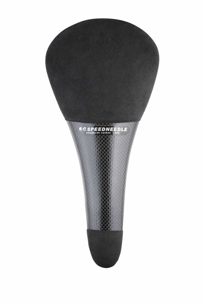 Tune Sattel Speedneedle Alcantara, schwarz