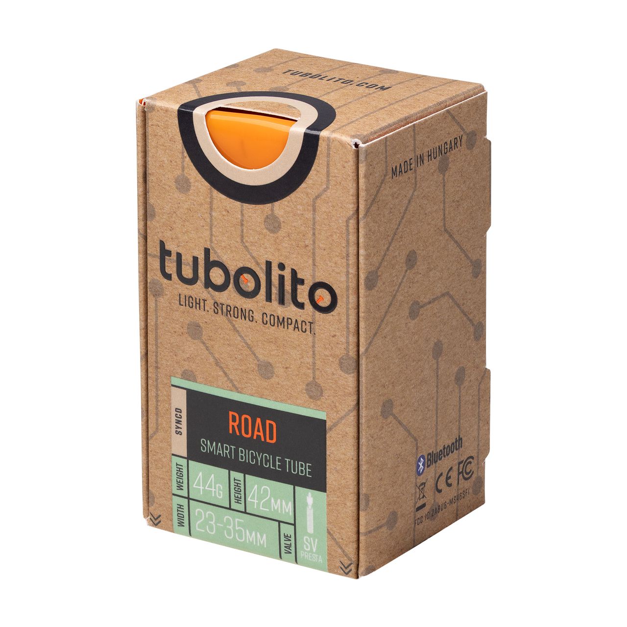 Tubolito-Tubolito Schlauch, Tubo-ROAD, SYNCD 700C, Ventillänge 80mm orange, _33000048_