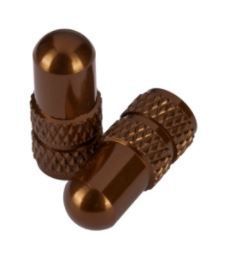 Deity Presta Ventil Kappen, Bronze