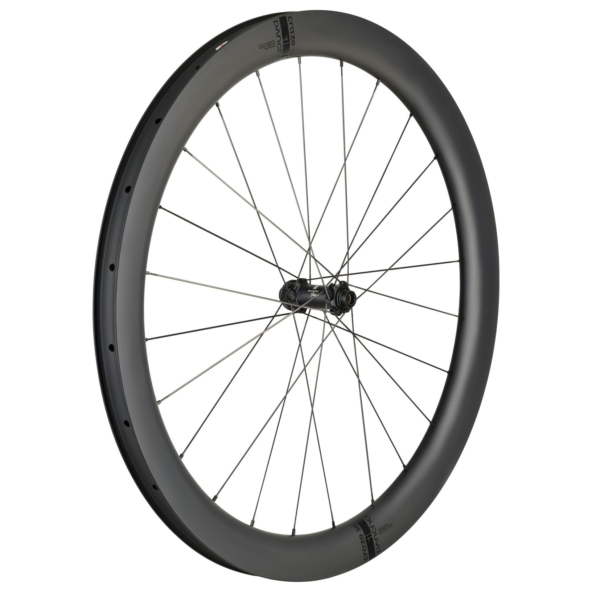 Panchowheels-Panchowheels Vorderrad Craze 50 Carbon 700c / Tune Micro Centerlock, 100/12mm_PW447-VRCL12_