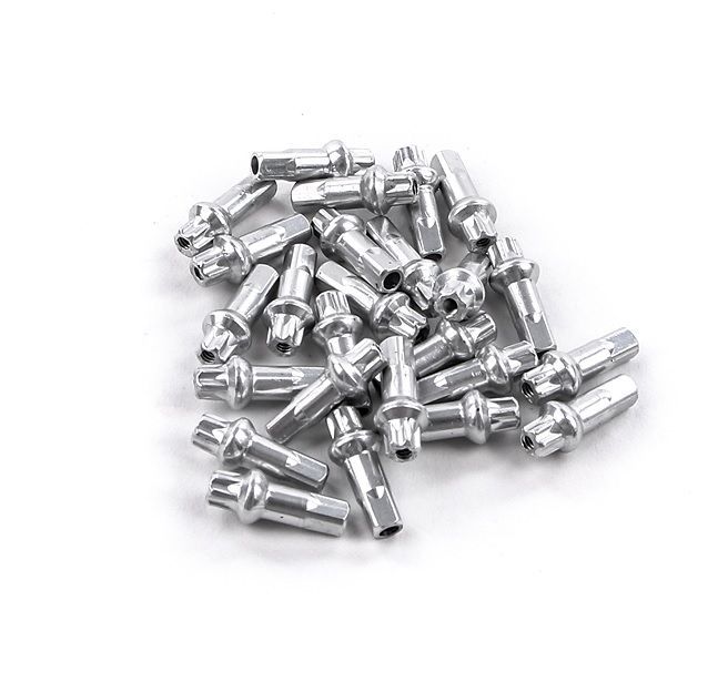 DT Swiss Nippel, Alu, ProLock, Squorx Pro Head, silber, 2.0/15mm, 1 Stk.