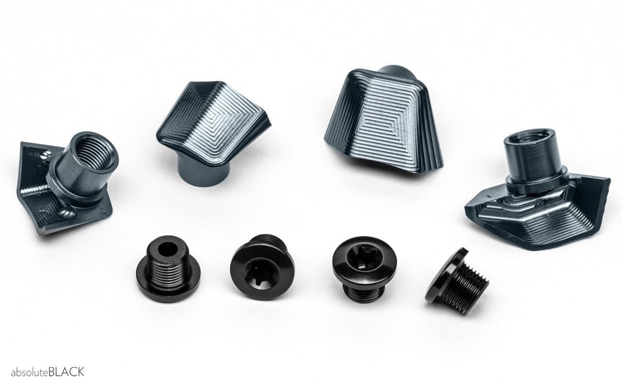 Absolute Black Ultegra 8000 Abdeckungen + Schrauben