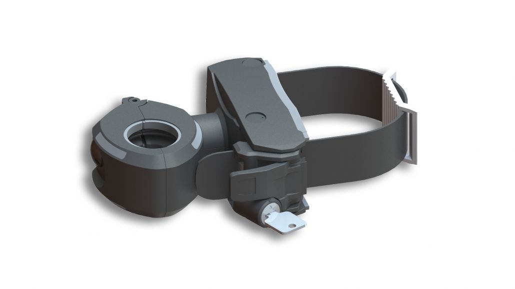 Uebler Abstandhalter für 1. Fahrrad, abschließbar, abnehmbar,  - mit Zahnband