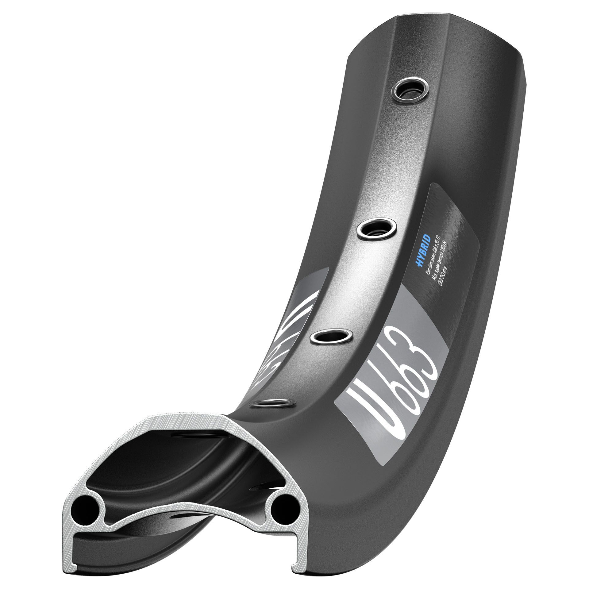 DT Swiss-DT Swiss Felge, U 663 disc 20", schwarz, 32 Loch_RDU663MDAB32SO5120_