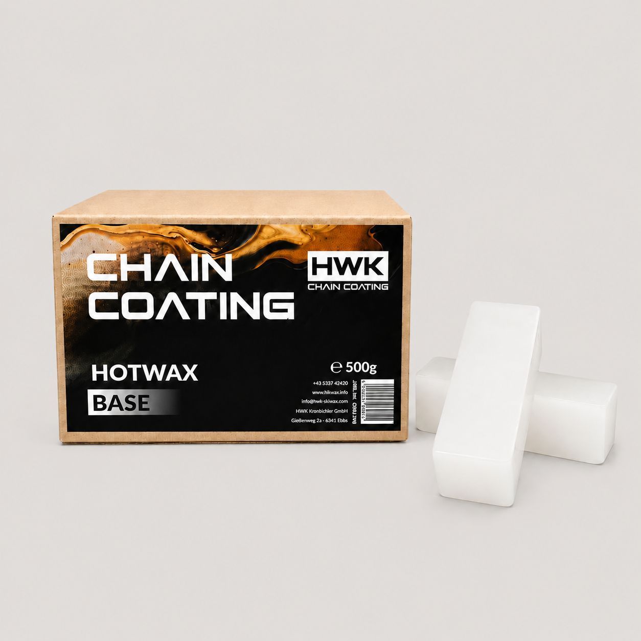HWK-Wax-HWK Chain Coating Hotwax Base, 500g_CCW-500_