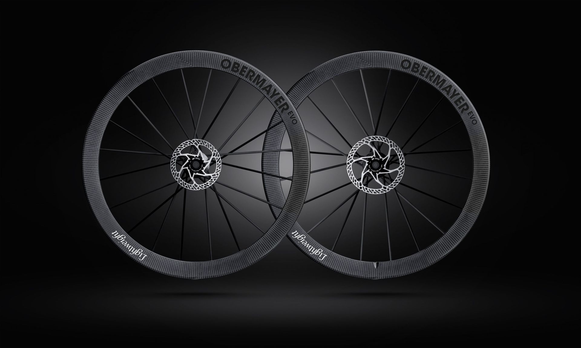Lightweight Laufradsatz Obermayer Clincher Disc EVO, Tubeless