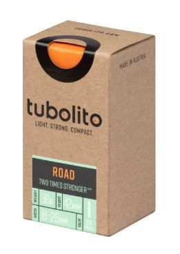 Tubolito-Tubolito Schlauch, Tubo-ROAD, 700C, Ventillänge 60mm orange, _33000031_