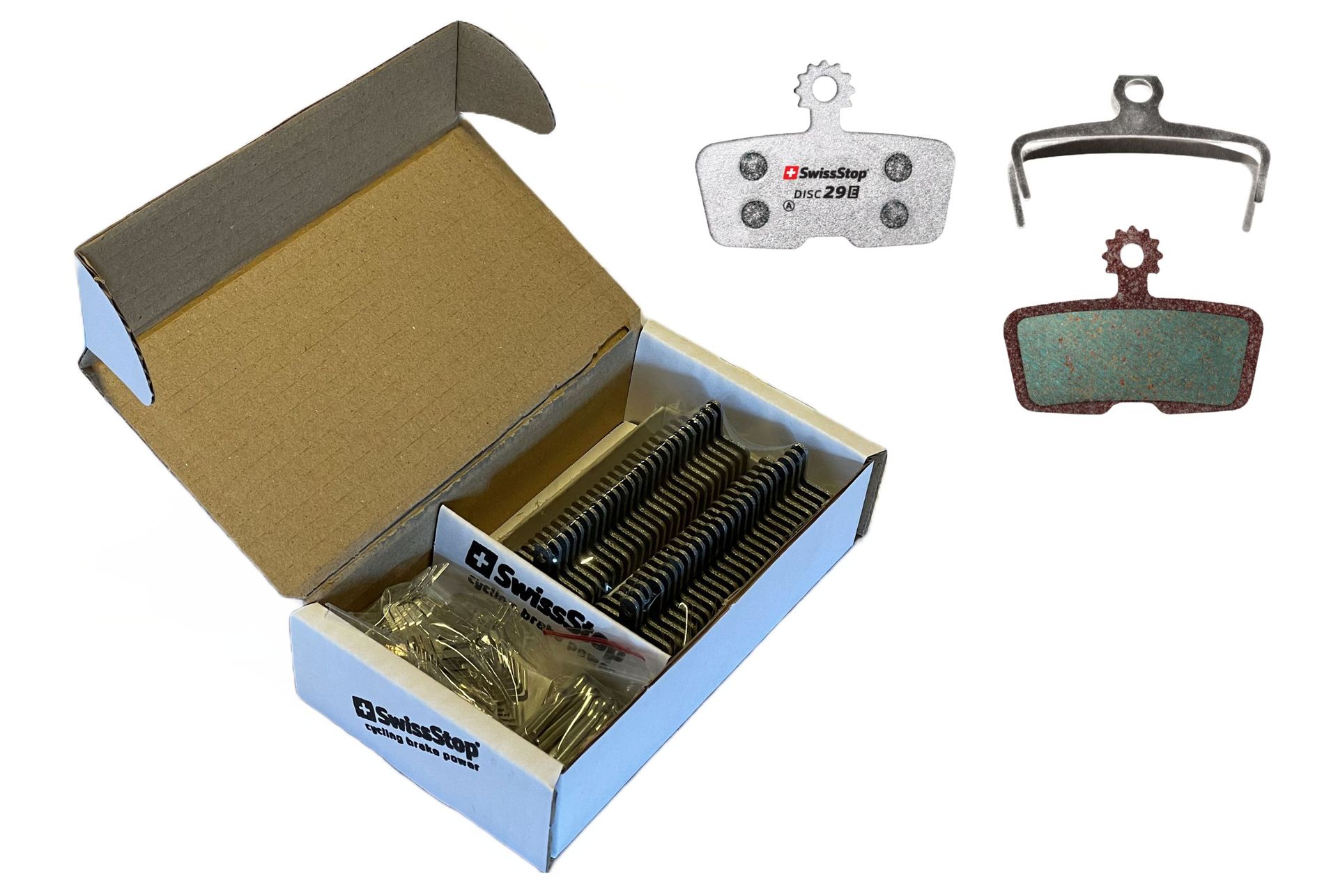 SwissStop Bremsbeläge Disc 29 E (SRAM), Werkstattverpackung, 25 Paar