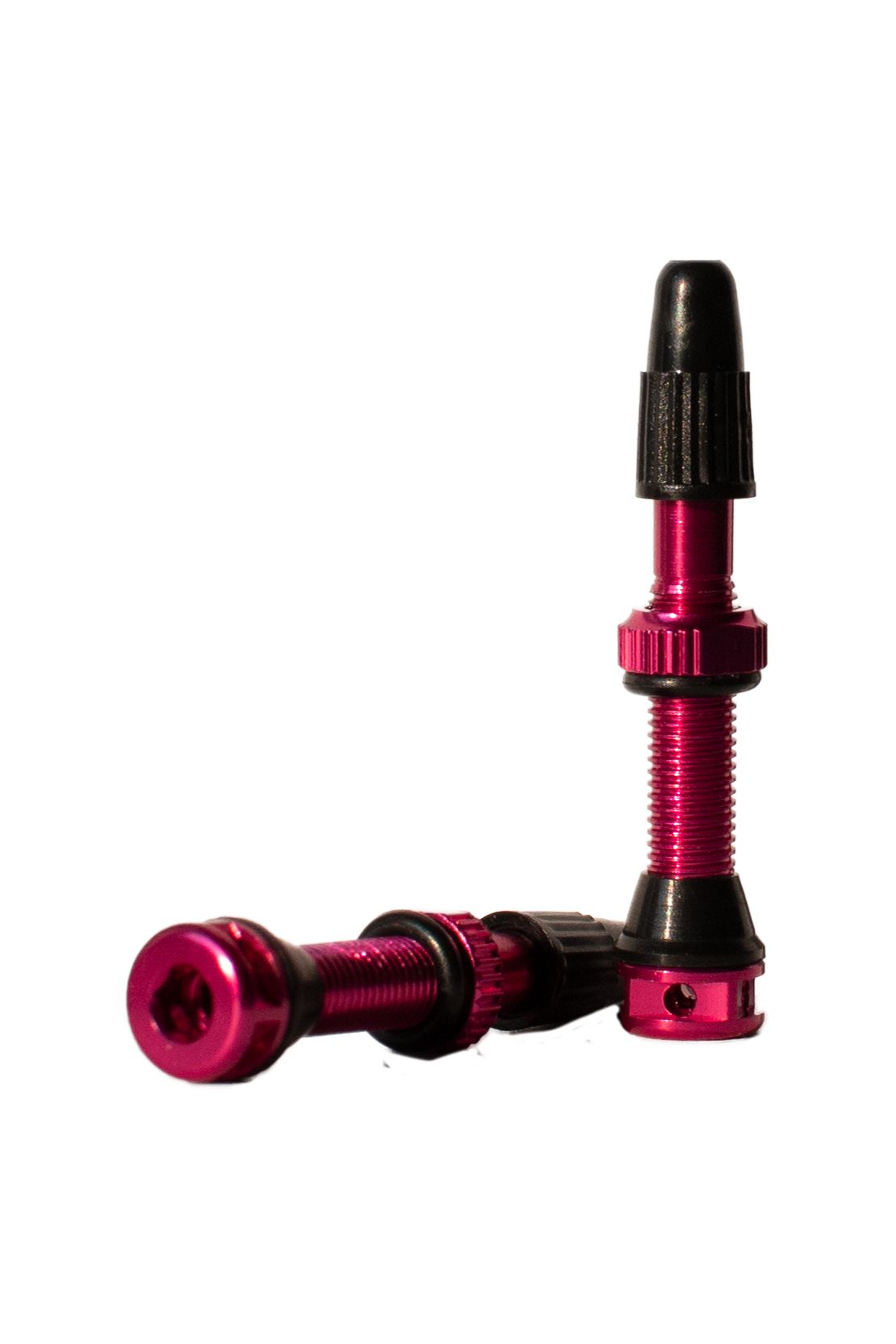 Panchowheels-Panchowheels MTB Tubeless Ventil, Aluminium, 36mm, pink _PW-V-p_
