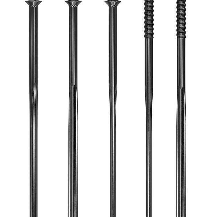 DT Swiss Speiche, Revolite, straight pull, schwarz, 100 Stk., Länge 276mm