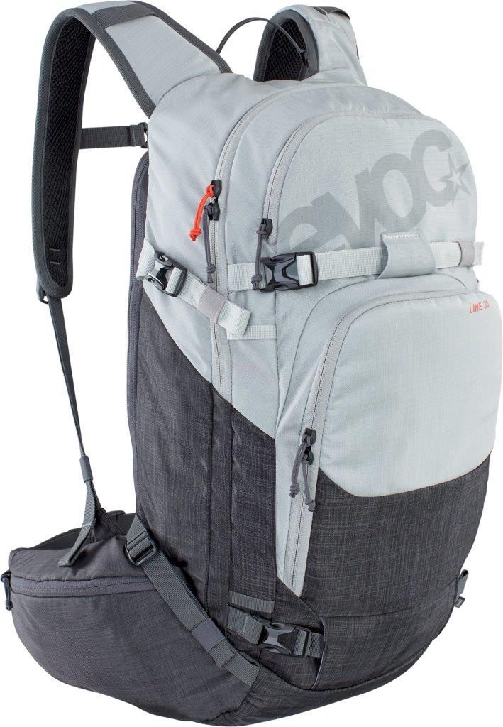 EVOC Line, 30L, silver/heather carbon grey