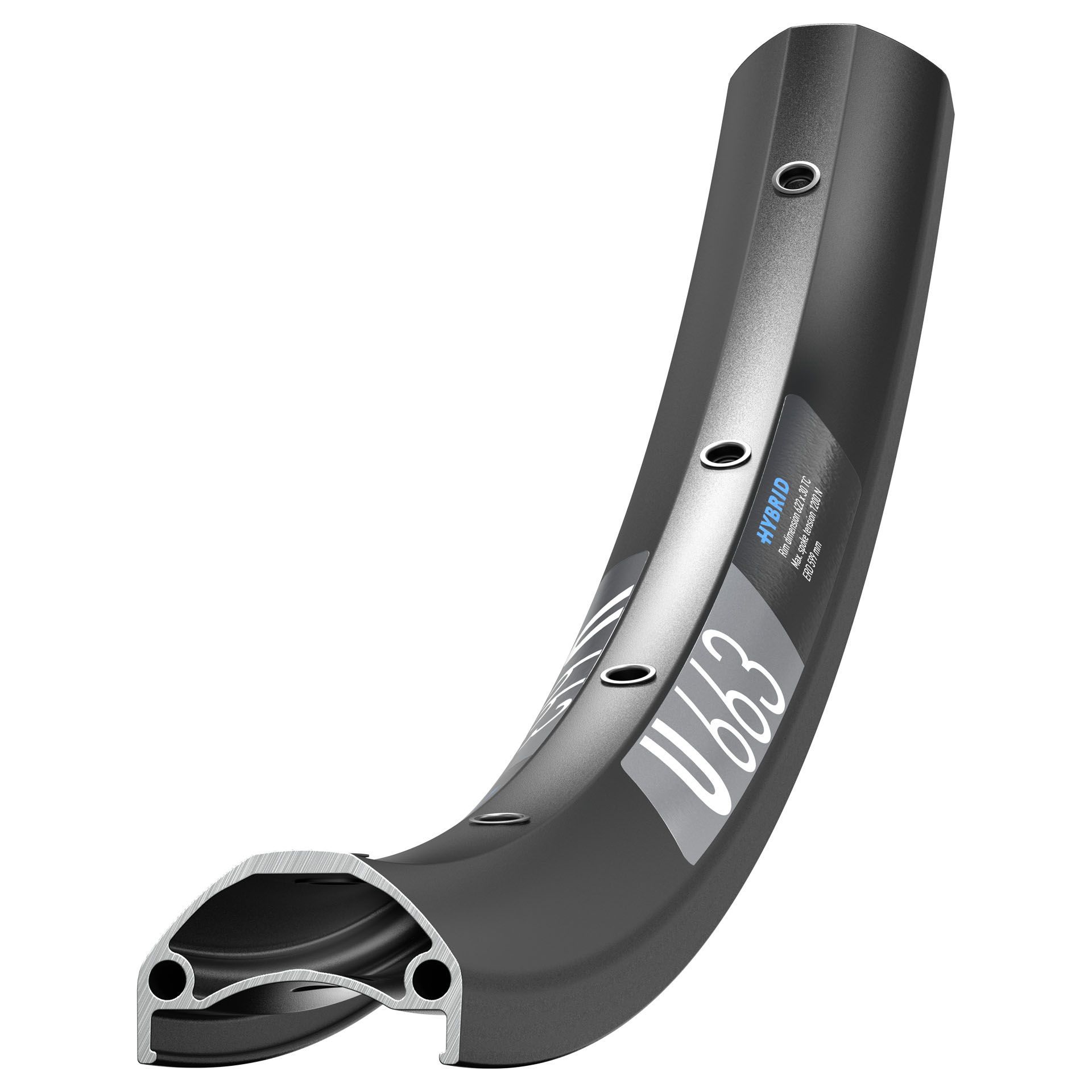DT Swiss-DT Swiss Felge, U 663 disc 29er, schwarz, 32 Loch_RDU663CDAB32SO5098_