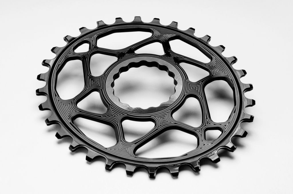 Absolute Black-Absolute Black Direct Mount Kettenblatt, RaceFace Cinch, Boost, HG 12spd oval, _RFOVBSHBK_