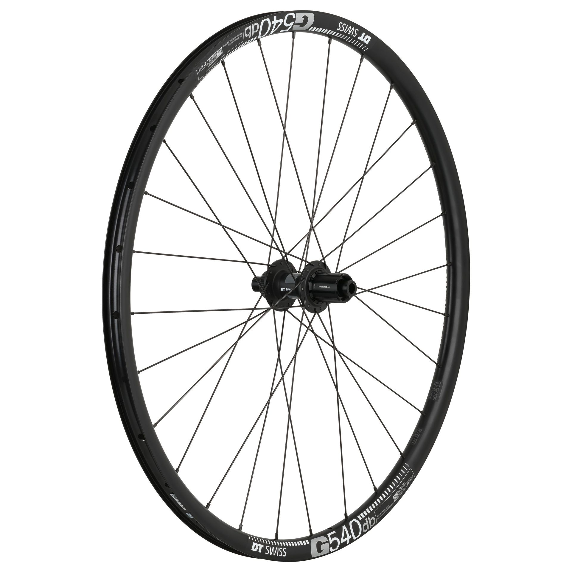 Hinterrad DT Swiss G540 700c / 370 CL, 142/12mm, Sram XDR Road - / Champion sw / Me sw