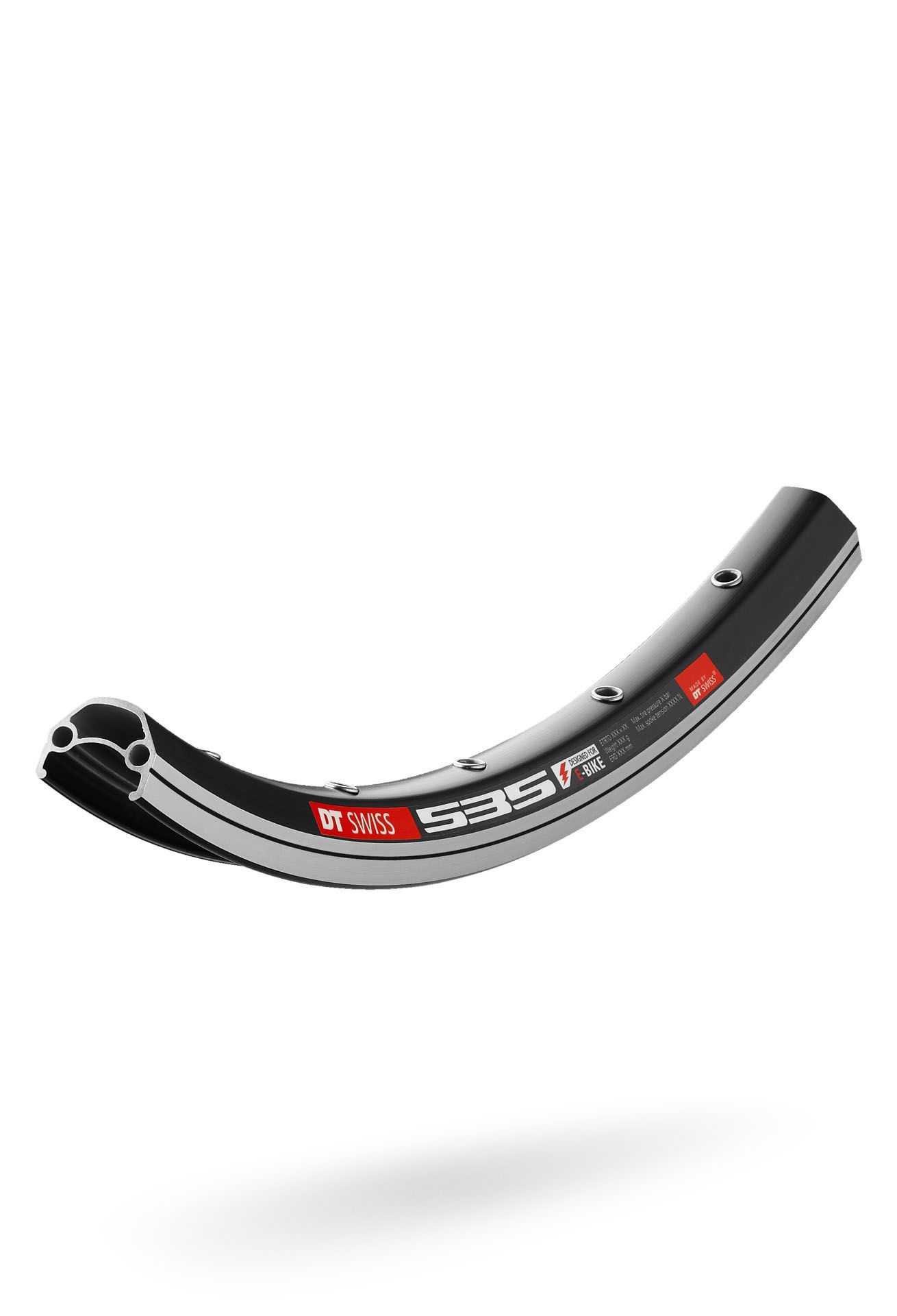 DT Swiss Felge, 535 V-Brake, 26, schwarz, 32 Loch