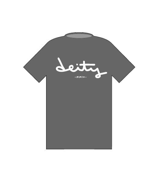 Deity T-Shirt Lifeline, heather grau, Gr. S