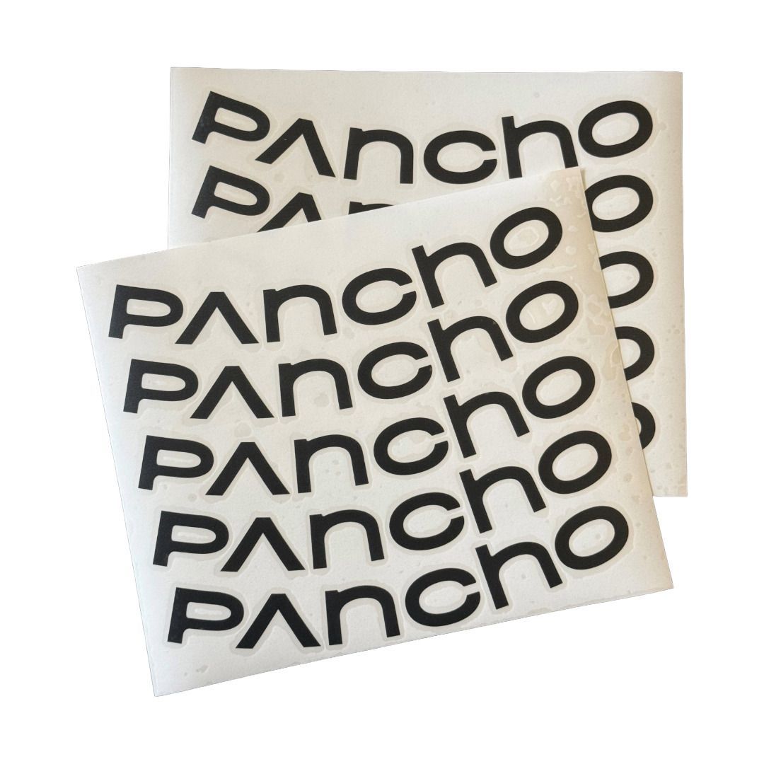 Panchowheels-Panchowheels-Sticker-Set Road Laufradsatz, schwarz_PW-Sticker-LRS-Road-sw_