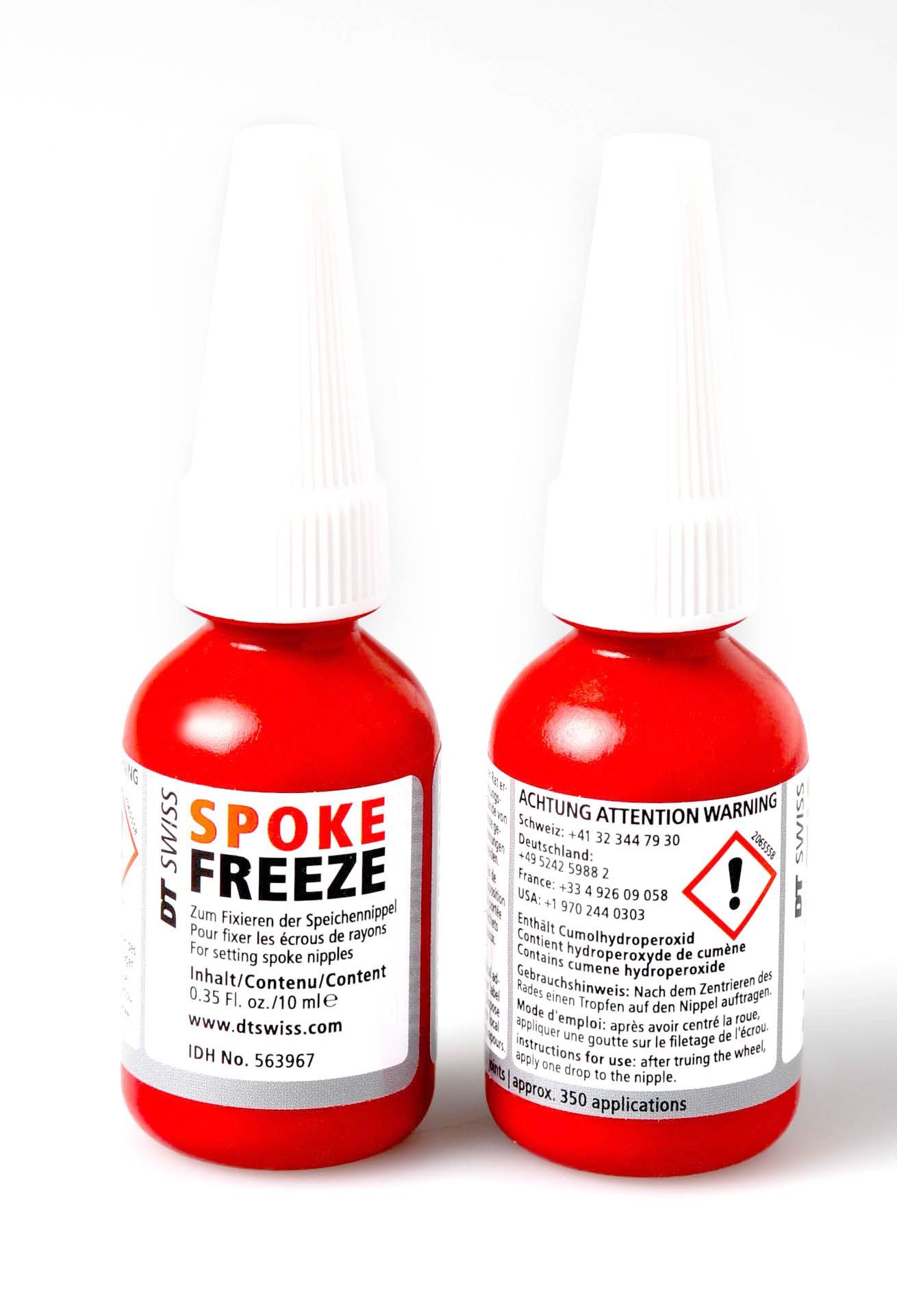 DT Swiss Spoke Freeze (1 Box mit 2 Flaschen à je 10 ml)