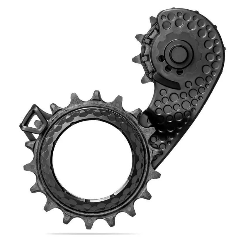 Absolute Black-Absolute Black HOLLOWcage Carbon Ceramic SRAM AXS Road 12spd,_TCRCAGEAXSBK-BK_
