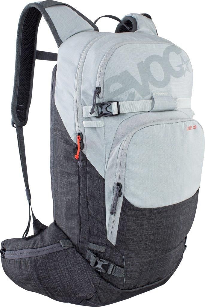 EVOC Line, 20L, silver/heather carbon grey